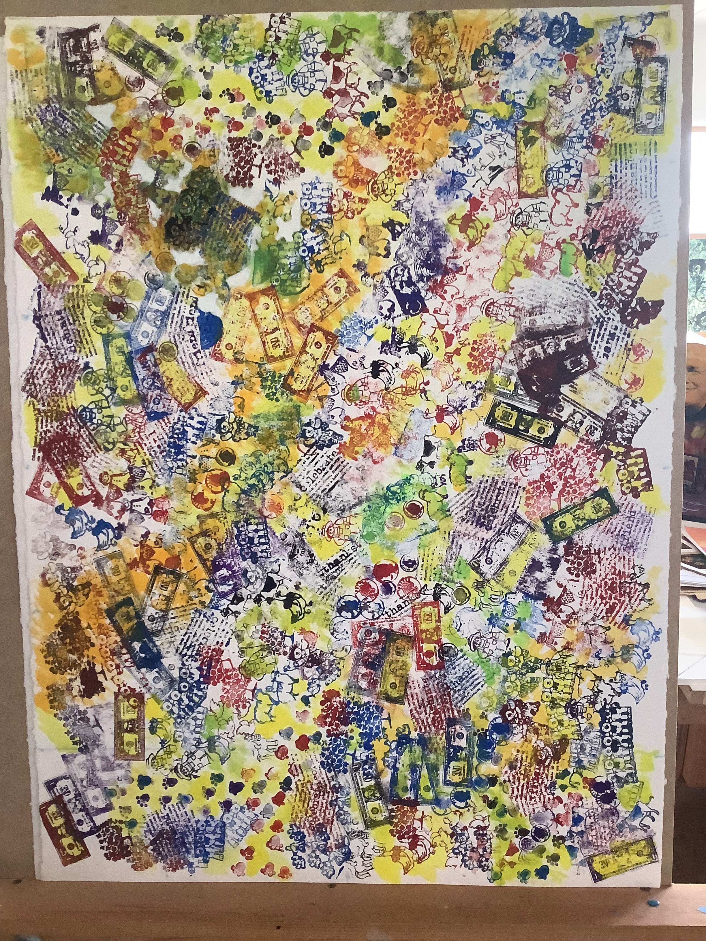 Paint on paper